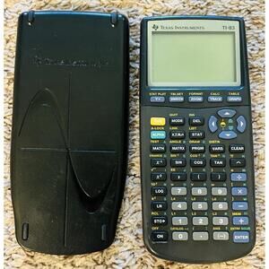 Texas Instruments TI-83 Plus Graphing Calculator Black Tested Working